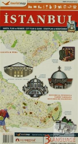 Touristmap İstanbul il Haritası Plan ve Rehberi Kolektif