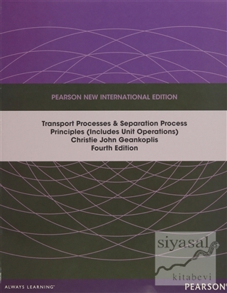 Transport Processes and Separation Process Principles (Includes Unit O