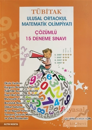 Tübitak Ulusal İlköğretim Matematik Olimpiyatı Çözümlü 15 Deneme Sınav