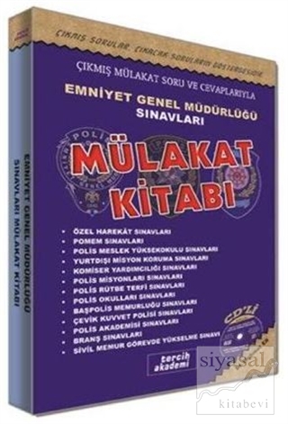 Tüm Polis Sınavlarına Yönelik Mülakat Kitabı Mehmet Er
