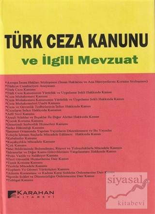 Türk Ceza Kanunu ve İlgili Mevzuat (Ciltli) Kolektif