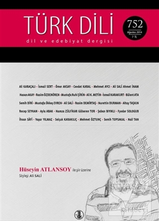 Türk Dili Dergisi Sayı: 752 Ağustos 2014 Kolektif