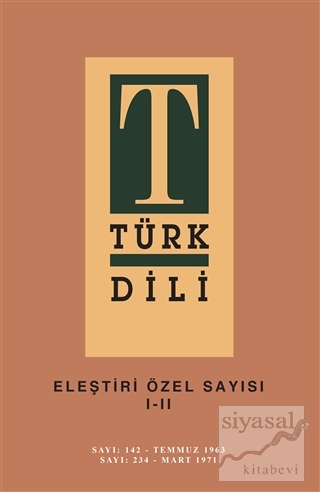 Türk Dili Eleştiri Özel Sayısı 1-2 Kolektif