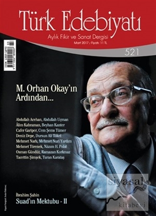 Türk Edebiyatı Dergisi Sayı : 521 Mart 2017 Kolektif