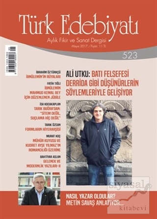 Türk Edebiyatı Dergisi Sayı: 523 Mayıs 2017 Kolektif