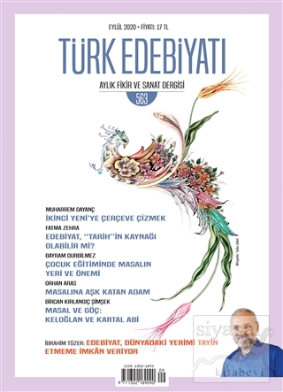 Türk Edebiyatı Dergisi Sayı: 563 Eylül 2020 Kolektif