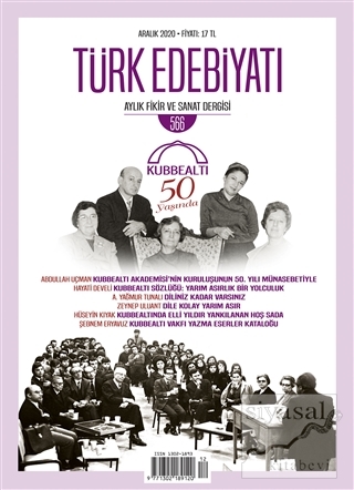 Türk Edebiyatı Dergisi Sayı: 566 Aralık 2020 Kolektif