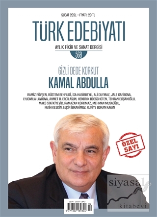 Türk Edebiyatı Dergisi Sayı: 568 Şubat 2021 Kolektif