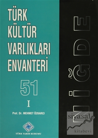 Türk Kültür Varlıkları Envanteri - 51 Niğde (2 Cilt Takım) (Ciltli) Me