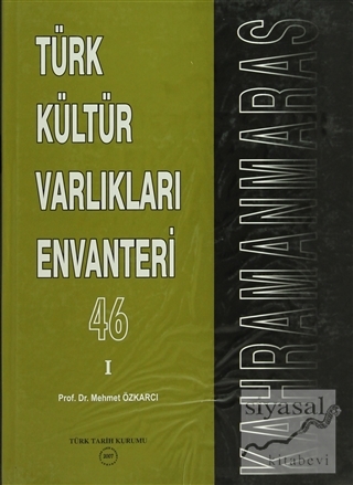 Türk Kültür Varlıkları Envanteri Kahramanmaraş - 46 (2 Cilt) (Ciltli) 