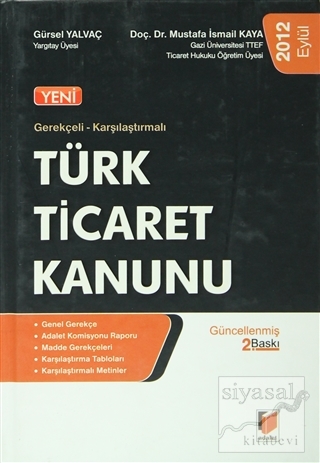Türk Ticaret Kanunu (Ciltli) Gürsel Yalvaç