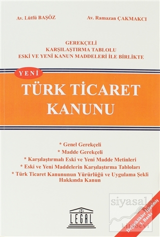 Türk Ticaret Kanunu Lütfü Başöz