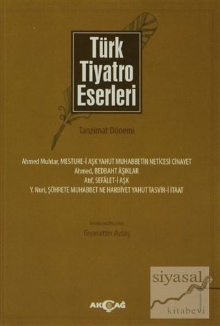 Türk Tiyatro Eserleri - Tanzimat Dönemi (5 Kitap Takım) Kolektif