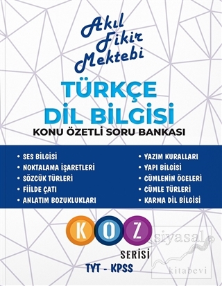 Türkçe Dil Bilgisi Konu Özetli Soru Bankası Kolektif