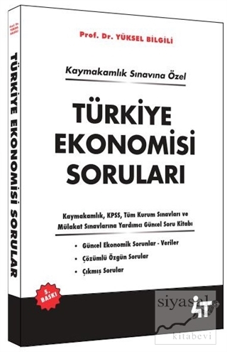 Türkiye Ekonomisi Soruları Yüksel Bilgili
