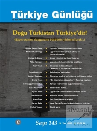 Türkiye Günlüğü Sayı: 143 Yaz 2020 Kolektif