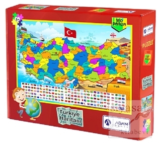Türkiye Haritası 120 Parça Puzzle