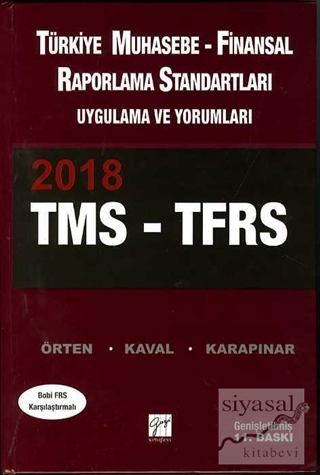 Türkiye Muhasebe - Finansal Raporlama Standartları TMS - TFRS 2018 Has
