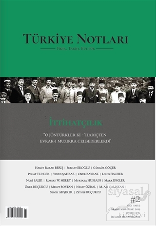 Türkiye Notları Fikir Tarih Kültür Dergisi Sayı: 2 Kolektif