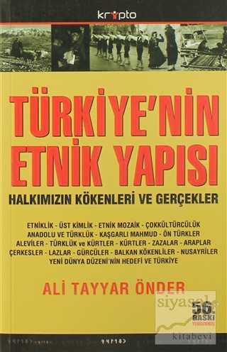 Türkiye'nin Etnik Yapısı Ali Tayyar Önder