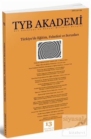 TYB Akademi Dergisi Sayı: 13 Ocak 2015 Kolektif