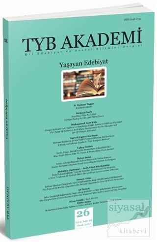 TYB Akademi Dergisi Sayı: 26 Ocak 2019 Kolektif