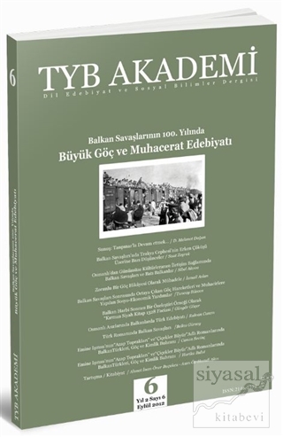 TYB Akademi Dergisi Sayı: 6 Eylül 2012 Kolektif