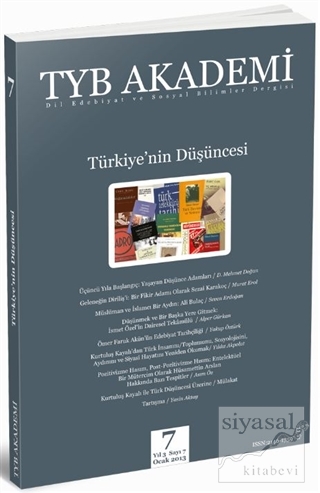 TYB Akademi Dergisi Sayı: 7 Ocak 2013 Kolektif