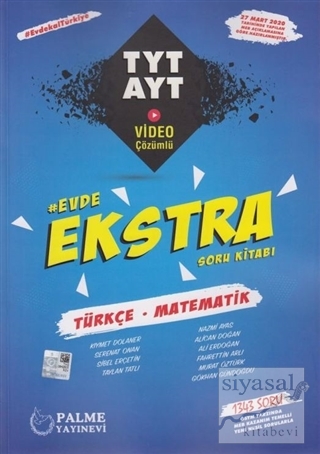 TYT-AYT Türkçe - Matematik Evde Ekstra Soru Kitabı Kıymet Dolaner