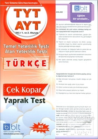 TYT AYT Türkçe Yaprak Test Kolektif
