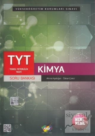 TYT Kimya Soru Bankası 2019 Ahmet Aydoğan