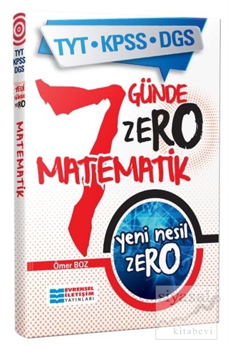 TYT KPSS DGS Yeni Nesil Zero Matematik Kolektif