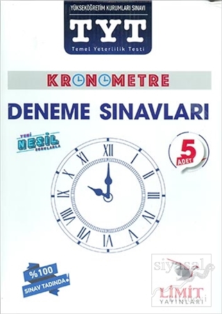 TYT Kronometre Deneme Sınavları Kolektif
