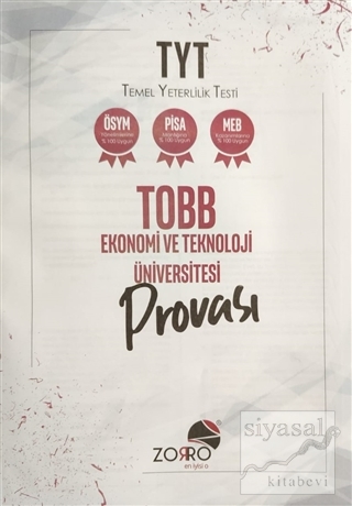 TYT TOBB Ekonomi ve Teknoloji Üniversitesi Provası Kolektif
