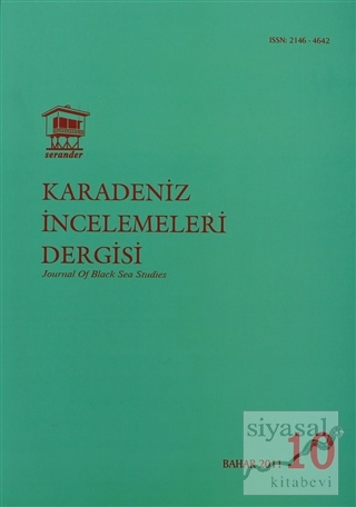 Uluslararası Karadeniz İncelemeleri Dergisi / İnternational Journal Of