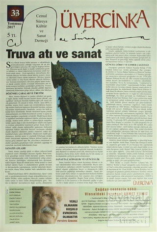 Üvercinka Dergisi Sayı : 33 Temmuz 2017