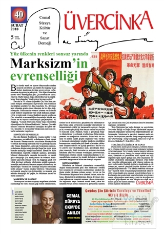 Üvercinka Dergisi Sayı : 40 Şubat 2018