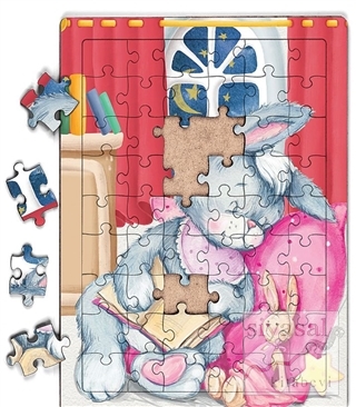 Uykudan Önce Ahşap Puzzle 54 Parça (LIV-27) Kolektif