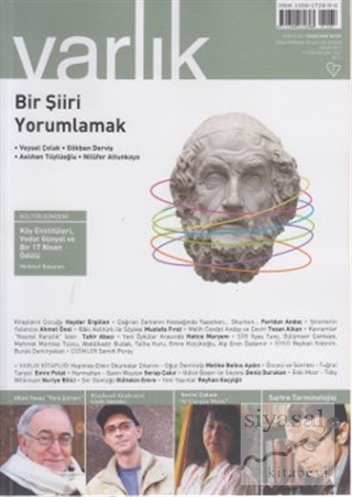 Varlık Aylık Edebiyat ve Kültür Dergisi Sayı: 1267 - Nisan 2013
