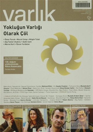 Varlık Aylık Edebiyat ve Kültür Dergisi Sayı: 1268 - Mayıs 2013 Kolekt