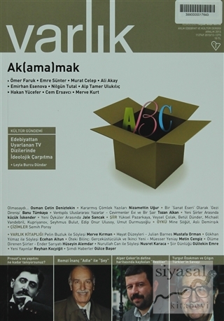 Varlık Aylık Edebiyat ve Kültür Dergisi Sayı: 1275 - Aralık 2013 Ömer 