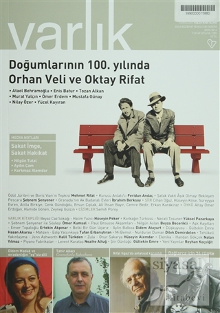 Varlık Aylık Edebiyat ve Kültür Dergisi Sayı: 1285 - Ekim 2014 Kolekti