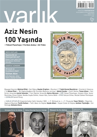 Varlık Aylık Edebiyat ve Kültür Dergisi Sayı : 1299 - Aralık 2015 Kole