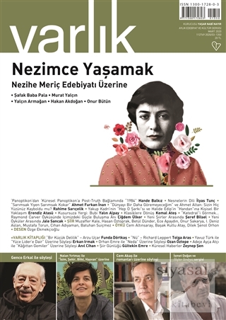 Varlık Edebiyat ve Kültür Dergisi Sayı: 1350 Mart 2020