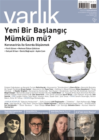 Varlık Edebiyat ve Kültür Dergisi Sayı: 1353 Haziran 2020