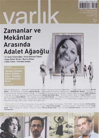 Varlık Edebiyat ve Kültür Dergisi Sayı: 1356 Eylül 2020 Kolektif