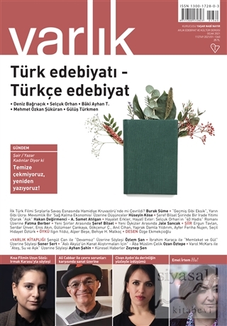 Varlık Edebiyat ve Kültür Dergisi Sayı: 1360 Ocak 2021 Kolektif