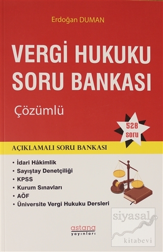 Vergi Hukuku Soru Bankası Çözümlü Erdoğan Duman