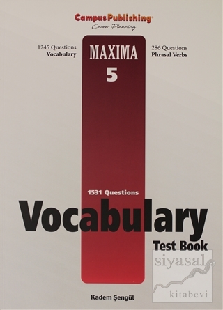 Vocabulary Test Book - Maxima 5 Kadem Şengül