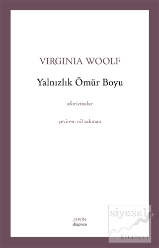 Yalnızlık Ömür Boyu Virginia Woolf
